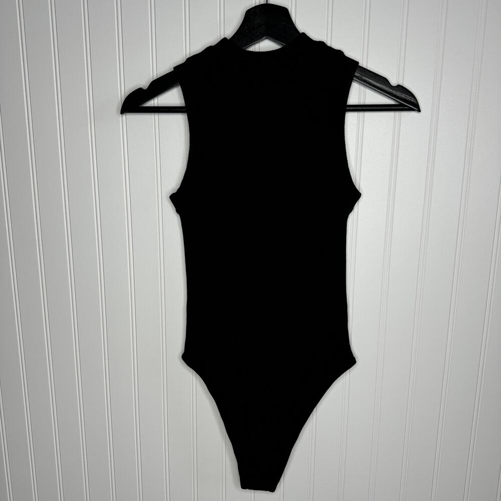 Dynamic Black Knit Bodysuit OS